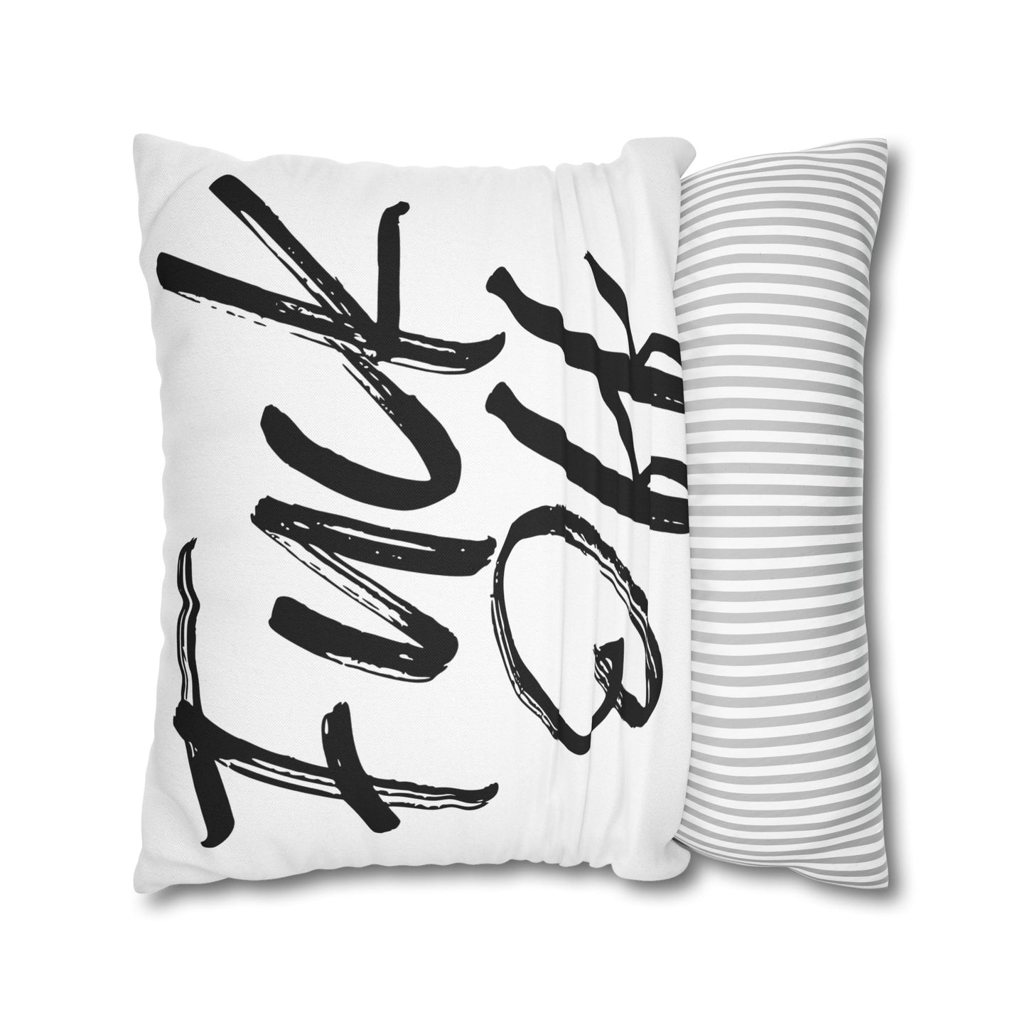 F Off Pillow Cover