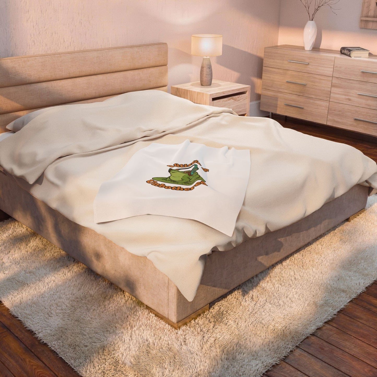 Autistic & Unbothered Frog Blanket | autism meme, neurodiversity pride
