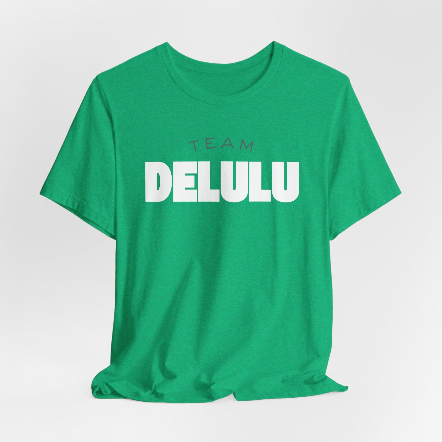 Team Tee — 'Delulu Is the Solulu' Graphic T-Shirt with Banana Peel Design