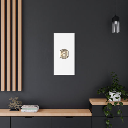Cowgirl Coffee Club Canvas | Western Badge Typography, Rustic Emblem
