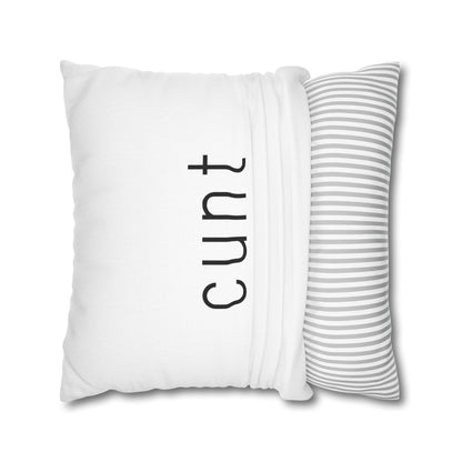 C Word Pillow Cover