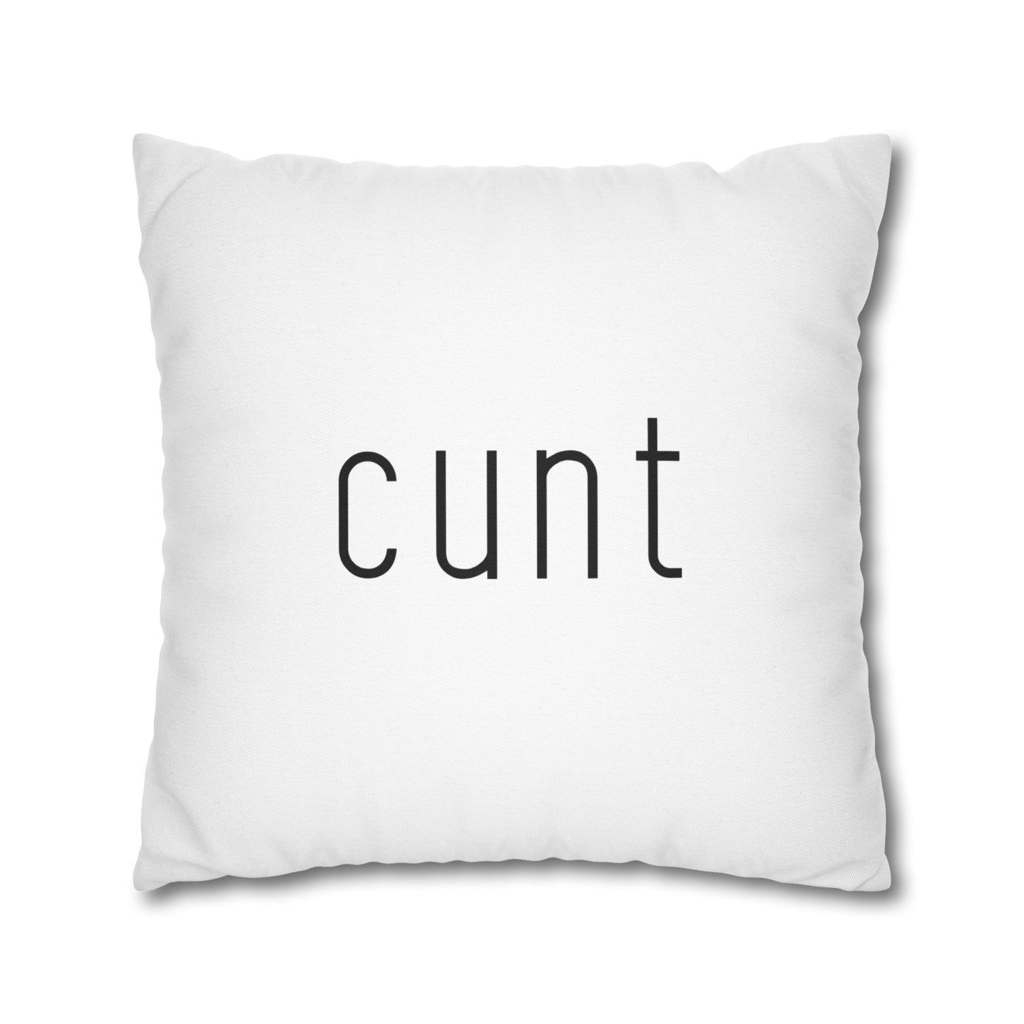 C Word Pillow Cover