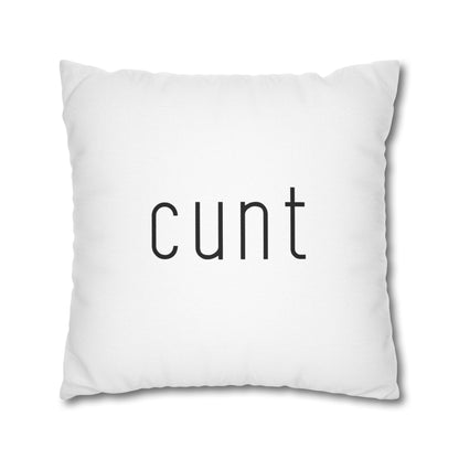 C Word Pillow Cover