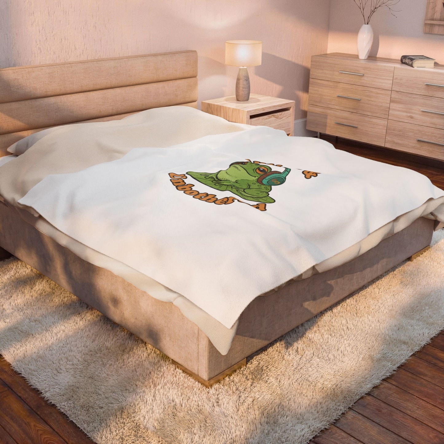 Autistic & Unbothered Frog Blanket | autism meme, neurodiversity pride
