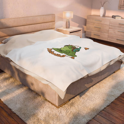 Autistic & Unbothered Frog Blanket | autism meme, neurodiversity pride
