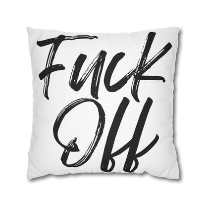F Off Pillow Cover
