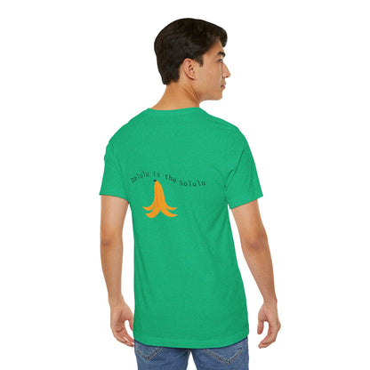 Team Tee — 'Delulu Is the Solulu' Graphic T-Shirt with Banana Peel Design