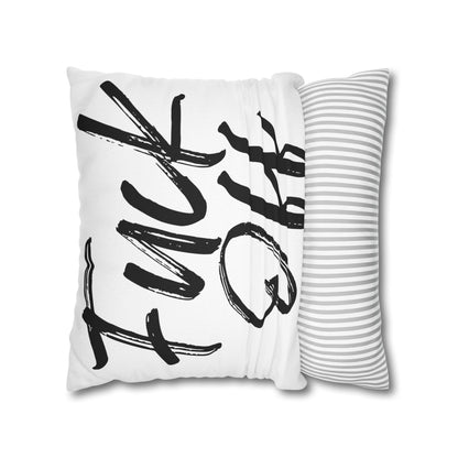 F Off Pillow Cover