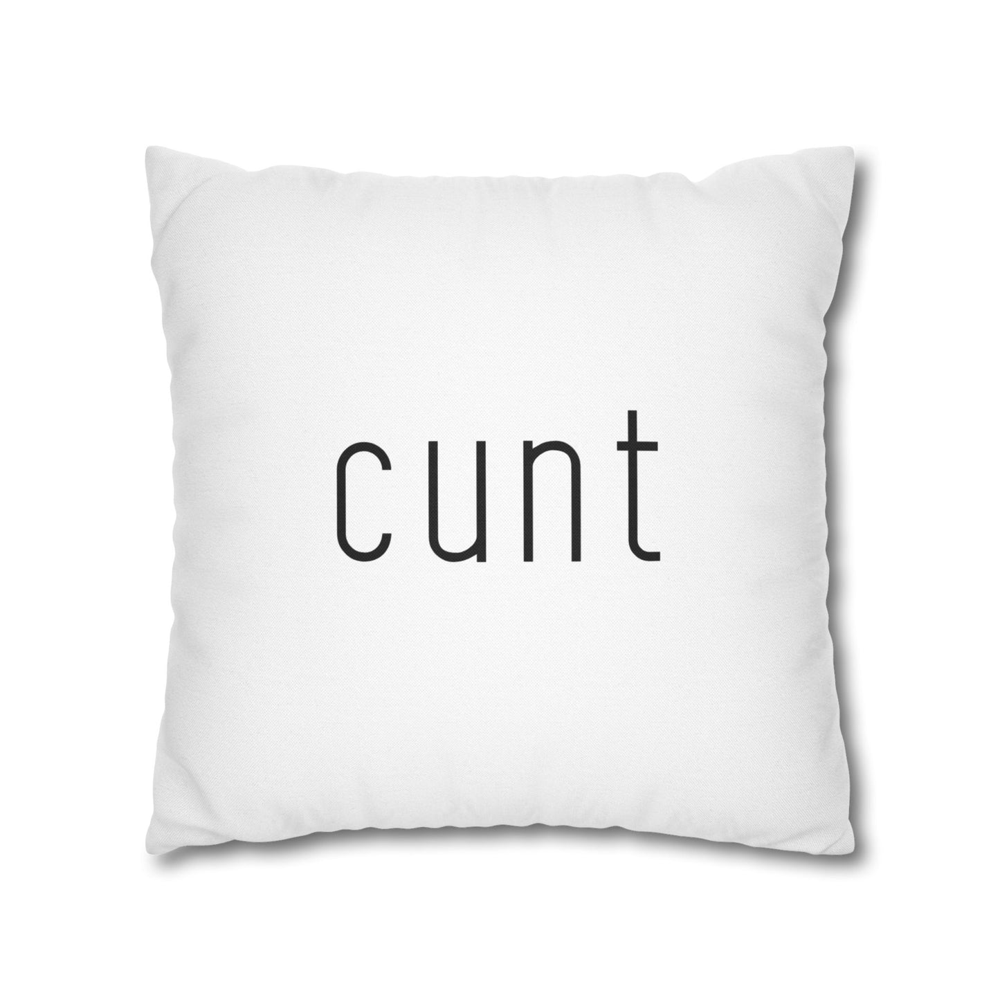 C Word Pillow Cover
