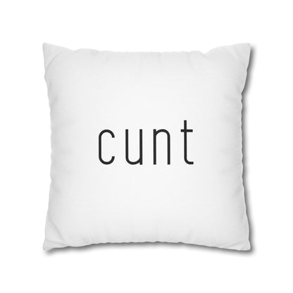C Word Pillow Cover