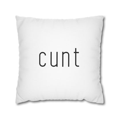 C Word Pillow Cover