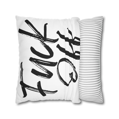 F Off Pillow Cover