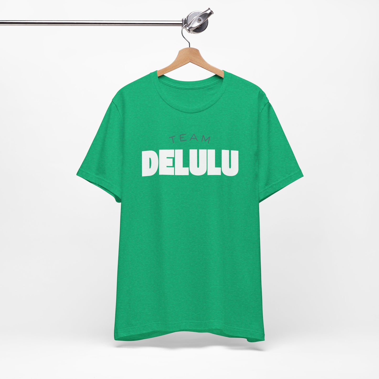 Team Tee — 'Delulu Is the Solulu' Graphic T-Shirt with Banana Peel Design