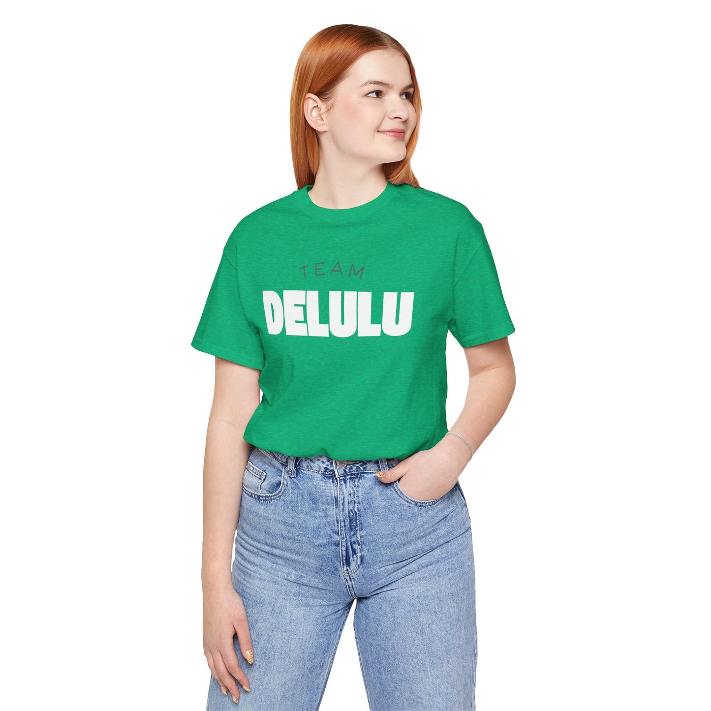 Team Tee — 'Delulu Is the Solulu' Graphic T-Shirt with Banana Peel Design