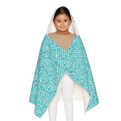 Mermaid Youth Hooded Towel with Fun Characters - Perfect for Bathing, Swimming, Beach Days, Gift for Kids, Colorful Kid's Towel, Fun Bathing [...]