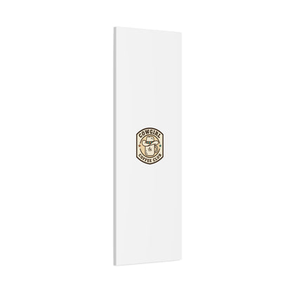 Cowgirl Coffee Club Canvas | Western Badge Typography, Rustic Emblem
