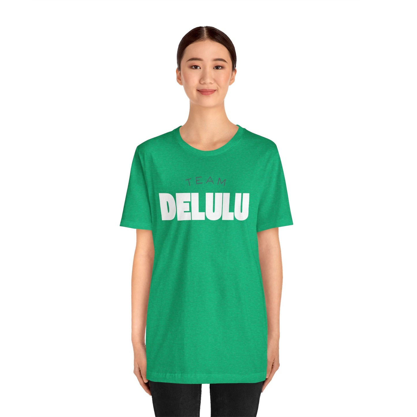 Team Tee — 'Delulu Is the Solulu' Graphic T-Shirt with Banana Peel Design