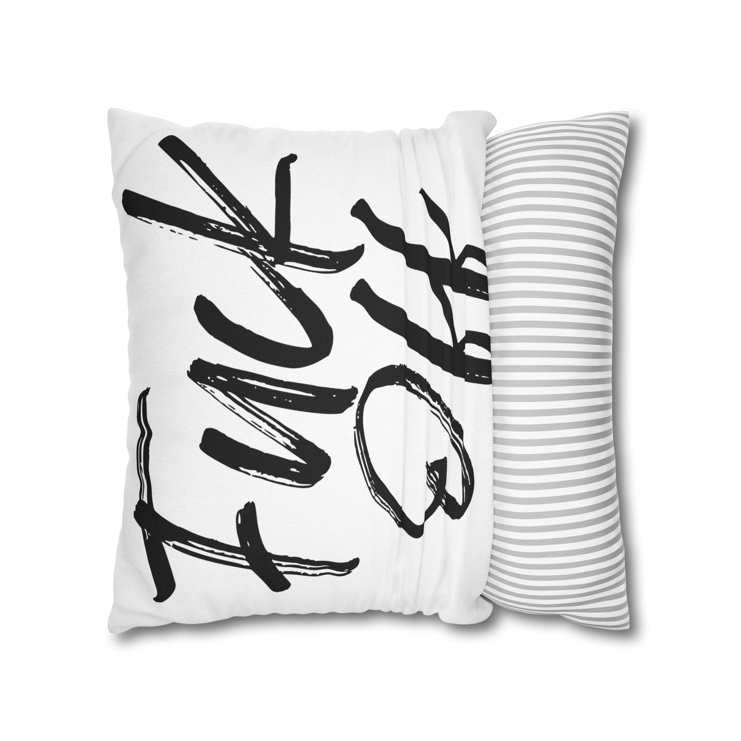 F Off Pillow Cover