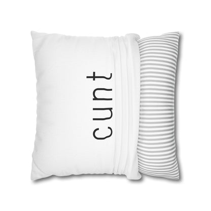 C Word Pillow Cover